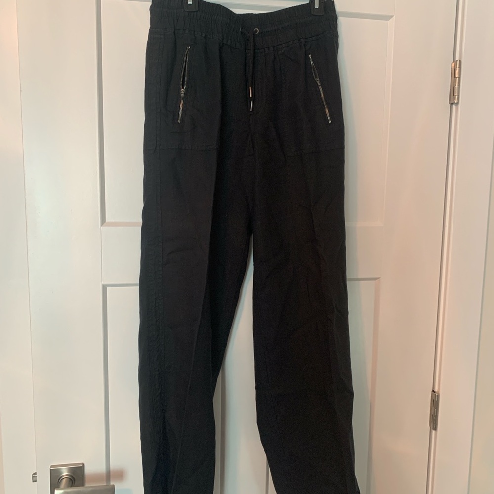 Black Cabo athleta linen pants size 12
